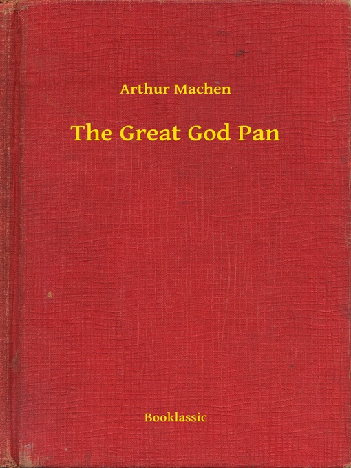 Cover image for The Great God Pan